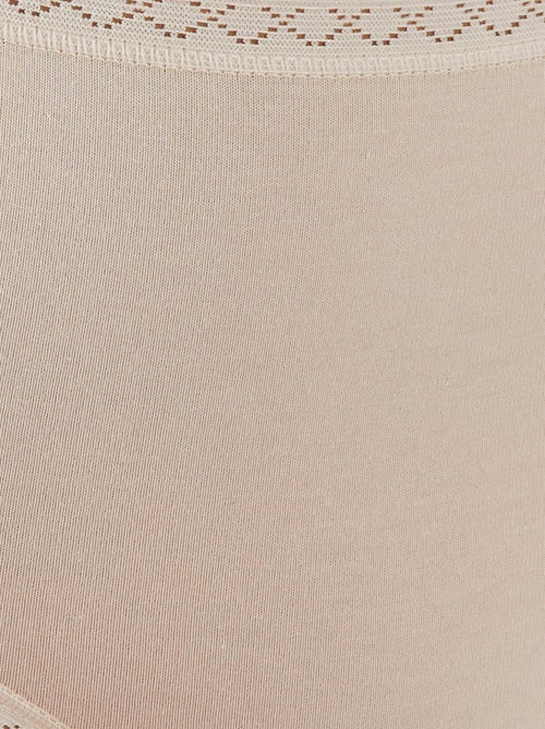 Lot de 3 culottes midi coton stretch + 1 GRATUITE - Damart - Kiabi