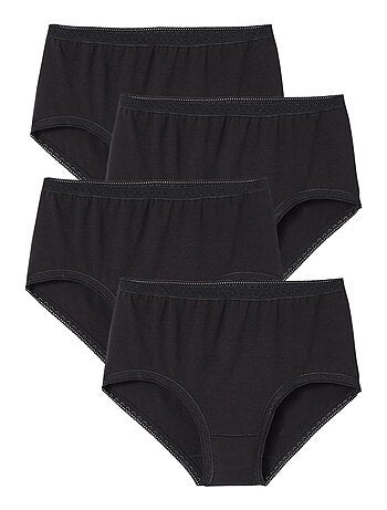 Lot de 3 culottes midi coton stretch + 1 GRATUITE - Damart