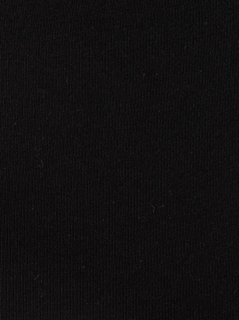 Lot de 3 culottes midi coton stretch + 1 GRATUITE - Damart Noir - Kiabi