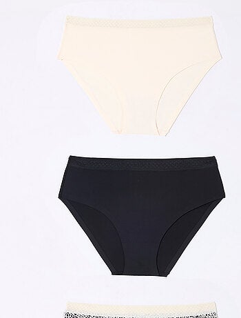 Lot de 3 culottes midi sans coutures - Damart