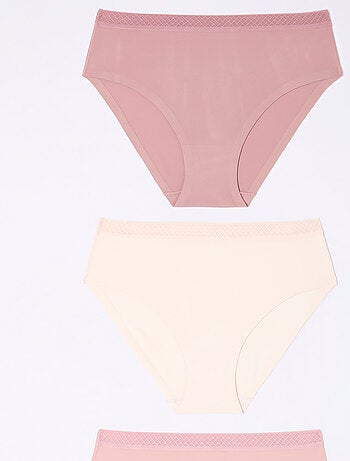 Lot de 3 culottes midi sans coutures - Damart