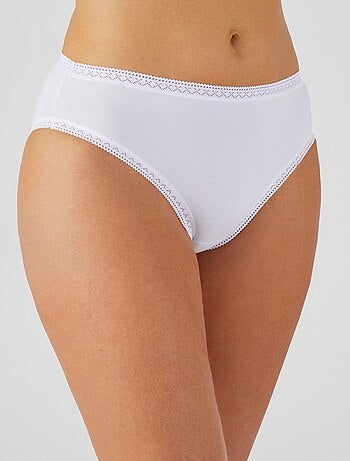 Lot de 3 culottes mini coton stretch + 1 GRATUITE. - Damart