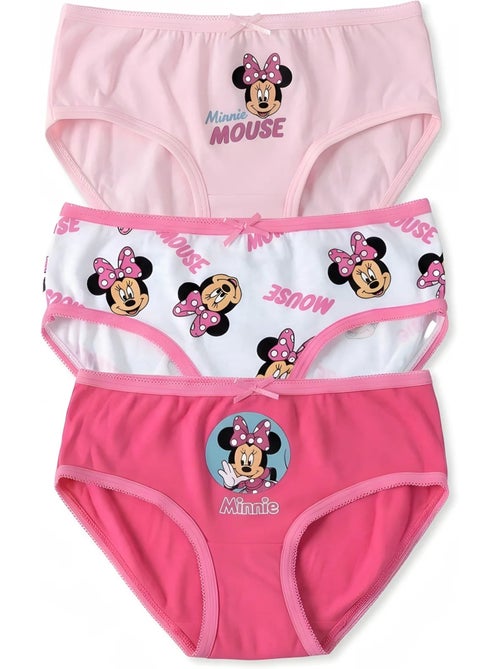 Lot de 3 culottes minnie disney - Kiabi Lot de 3 culottes minnie disney - Kiabi
