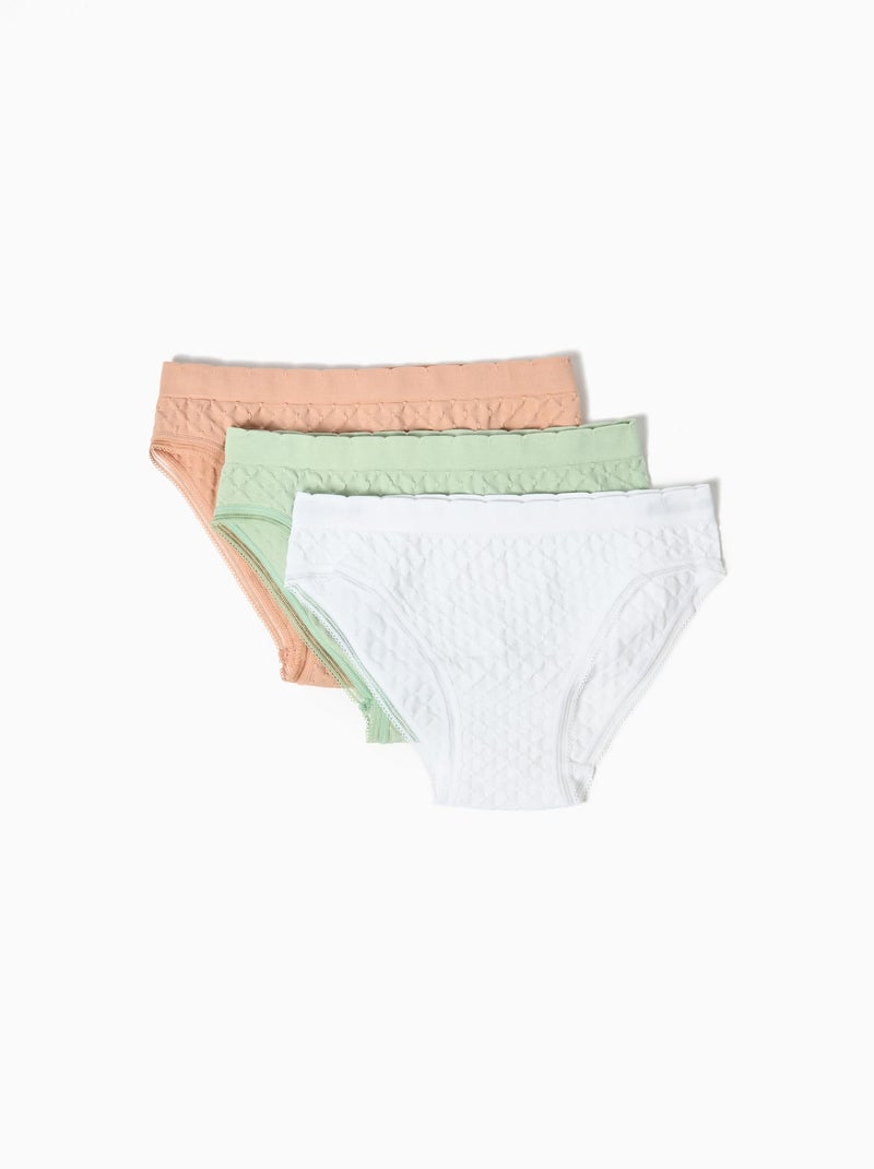Lot de 3 culottes MO Fashion Gris - Kiabi