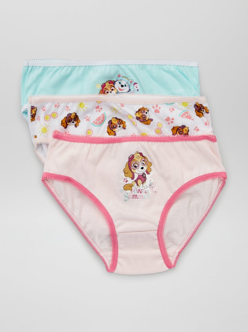 Lot de 3 culottes 'Pat' Patrouille' Blanc/vert - Kiabi