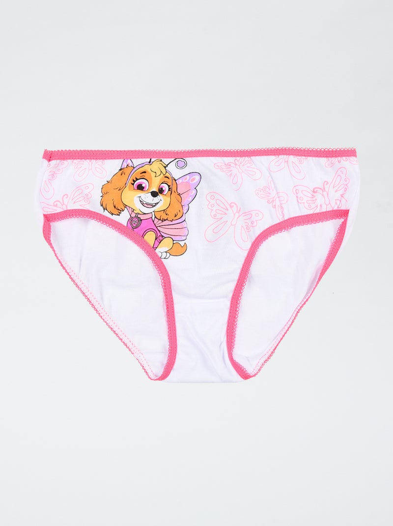 Lot de 3 culottes 'Pat patrouille' en coton Rose - Kiabi