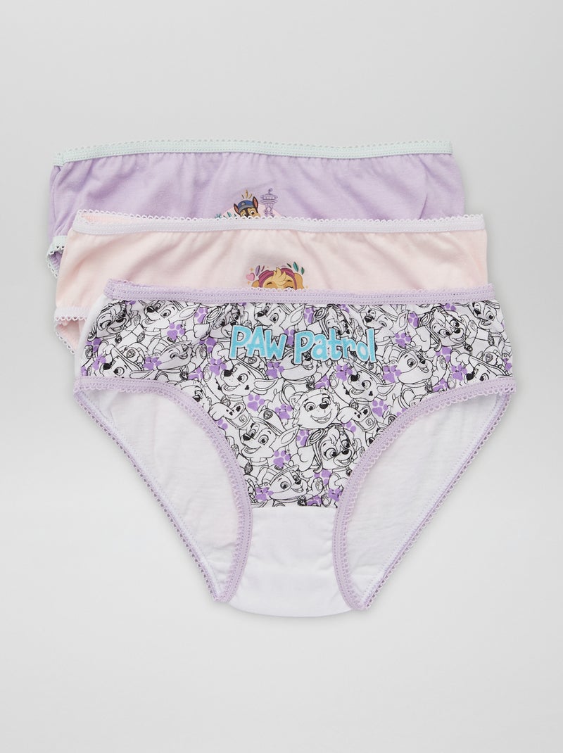 Lot de 3 culottes 'Pat'Patrouille' rose/violet - Kiabi