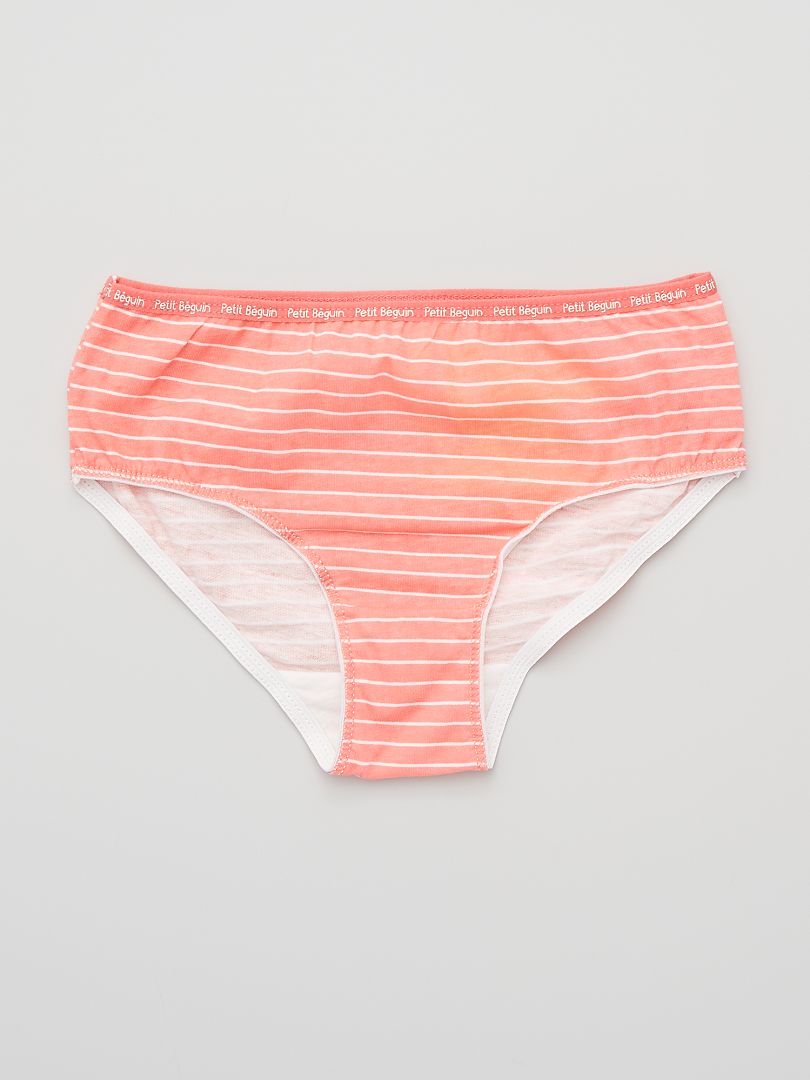 Lot de 3 culottes 'Petit Béguin' rose - Kiabi