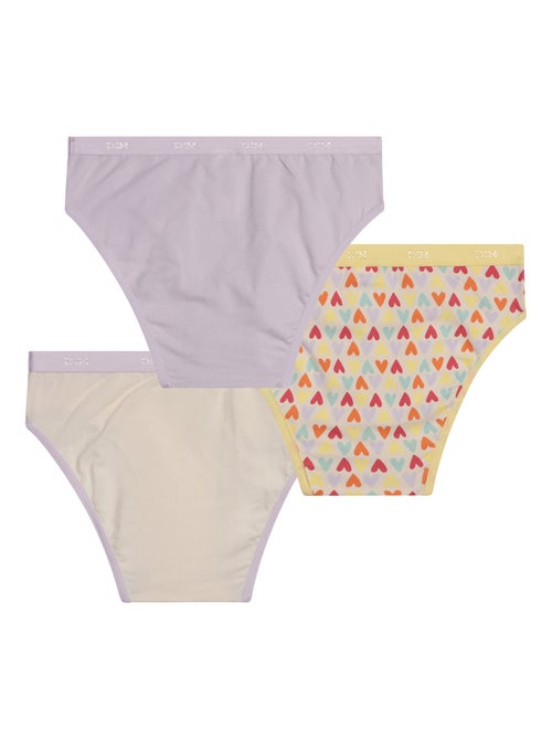 Lot de 3 culottes Pockets Coton Kids - Kiabi