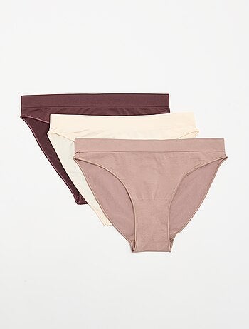 Lot de 3 culottes sans coutures