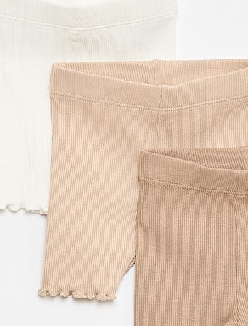 Lot de 3 cyclistes côtelés