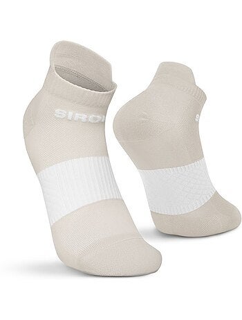 Lot de 3 de chaussettes basses de running fitness homme et femme helix brick