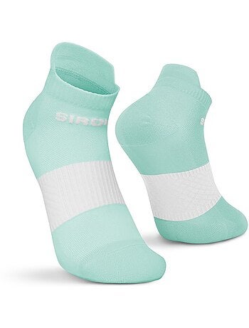 Lot de 3 de chaussettes basses de running fitness homme et femme helix mint
