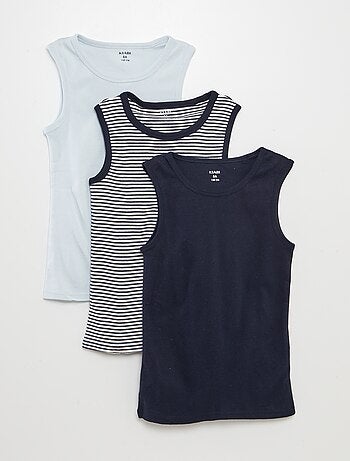 Lot de 3 débardeurs