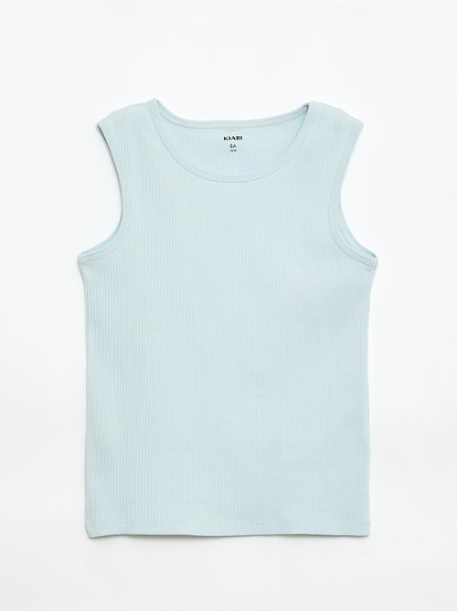 Lot de 3 débardeurs côtelés - Kiabi