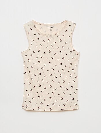 Lot de 3 débardeurs en maille pointelle