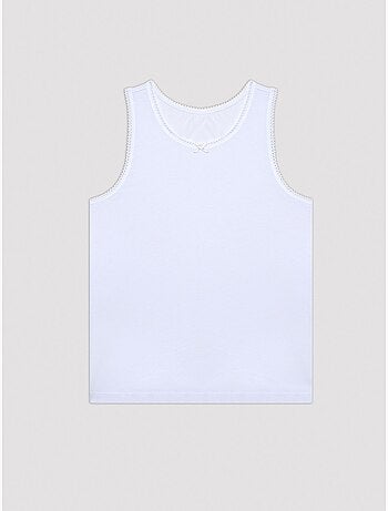 Lot de 3 débardeurs fille w basic en coton penti