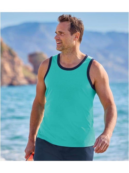 Lot de 3 débardeurs majorque   - atlas for men - Kiabi