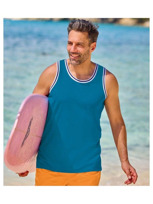 Lot de 3 Débardeurs Plage   - ATLAS FOR MEN - Kiabi