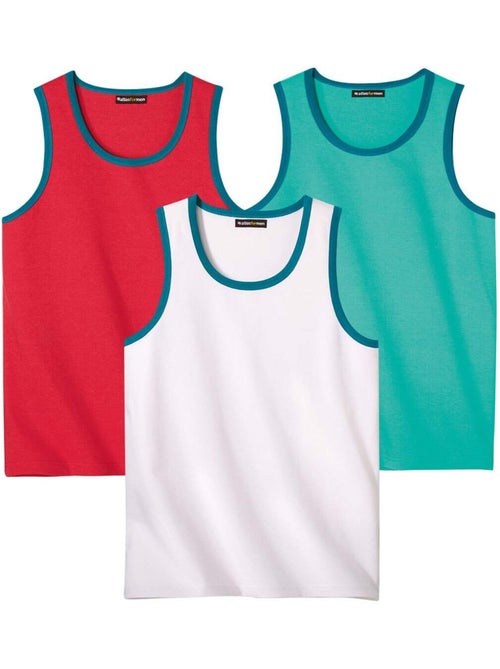 Lot de 3 Débardeurs Sunny Life  - ATLAS FOR MEN - Kiabi
