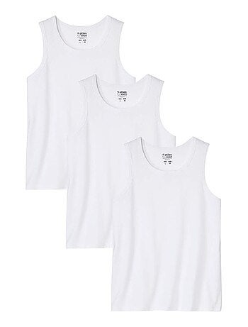 Lot de 3 Débardeurs Unis - ATLAS FOR MEN