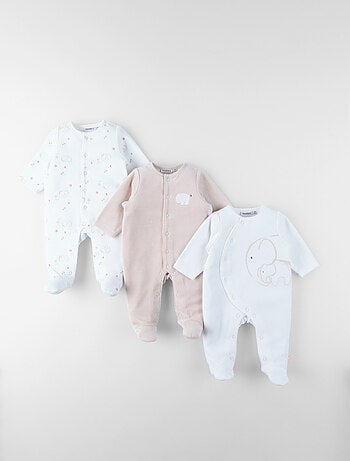 Lot de 3 Dors-bien en Velours Noukie's