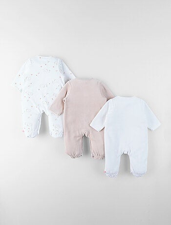 Lot de 3 Dors-bien en Velours Noukie's