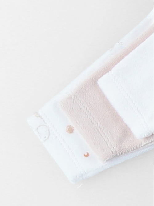 Lot de 3 Dors-bien en Velours Noukie's - Kiabi