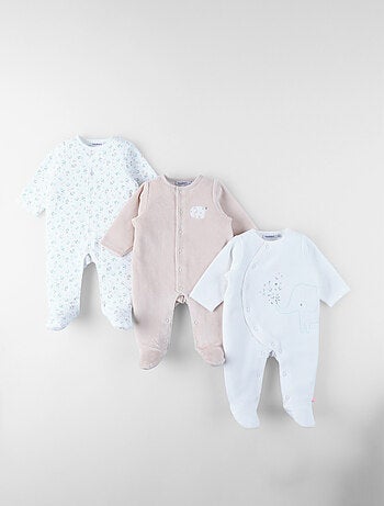 Lot de 3 Dors-bien en Velours Noukie's