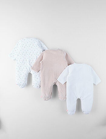 Lot de 3 Dors-bien en Velours Noukie's