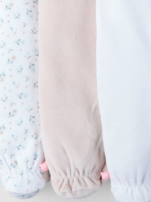 Lot de 3 Dors-bien en Velours Noukie's - Kiabi