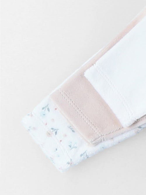 Lot de 3 Dors-bien en Velours Noukie's - Kiabi