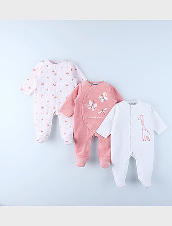 Lot de 3 Dors-bien en Velours Noukie's