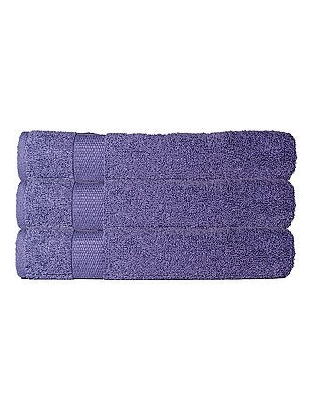 Lot de 3 draps de bain 500 gr/m2 100% coton
