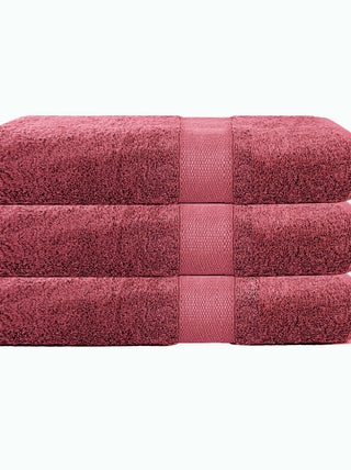 Lot de 3 draps de bain 500 gr/m2 100% coton