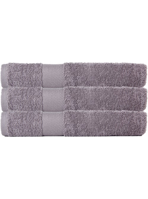 Lot de 3 draps de bain 500 gr/m2 100% coton - Kiabi Lot de 3 draps de bain 500 gr/m2 100% coton - Kiabi