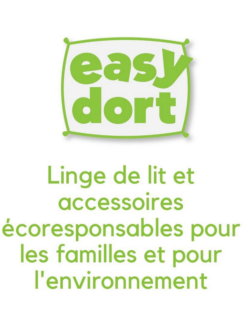 Lot de 3 draps housse jersey 100% coton - 60x120 cm - parme Blanc Violet Gris - Kiabi