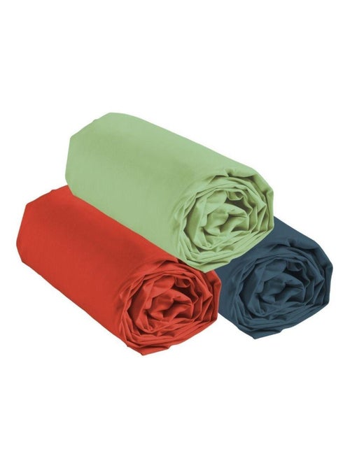 Lot de 3 draps housse Lina - Kiabi