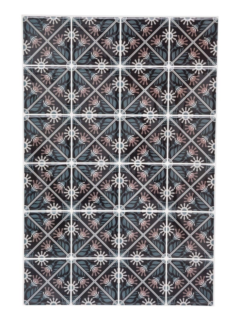 Lot de 3 ensembles de 2 stickers effet mosaïque Noir - Kiabi