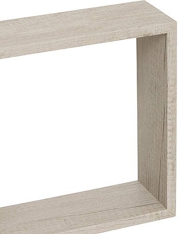 Lot de 3 étagères murales cubes design graphique FIXY