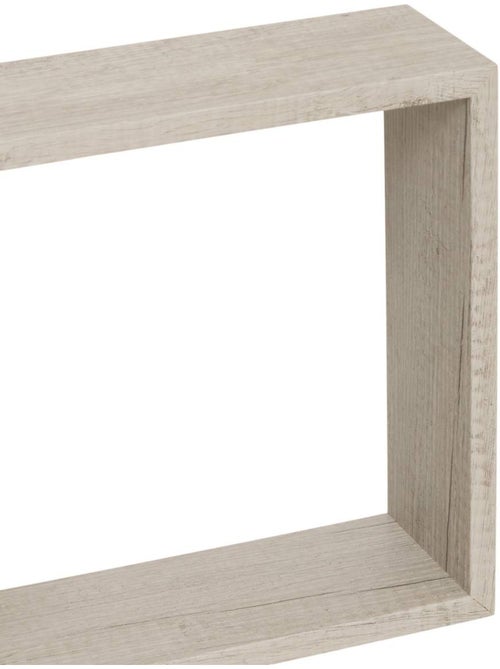 Lot de 3 étagères murales cube en bois fixy - Kiabi