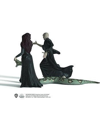 Lot de 3 figurines - voldemort, nagini et bellatrix - schleich harry potter®