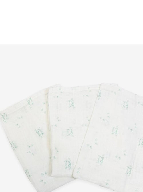 Lot de 3 gants de toilette - Kiabi