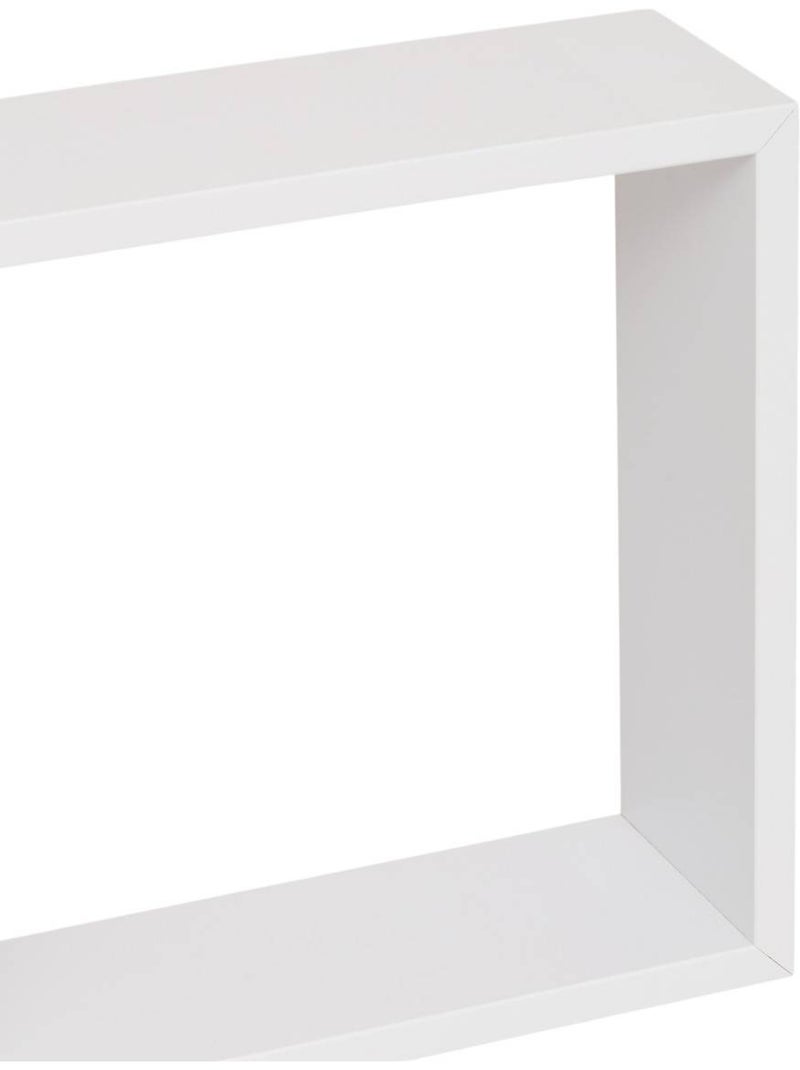 Lot de 3 grandes étagères murales cubes effet bois FIXY Blanc - Kiabi
