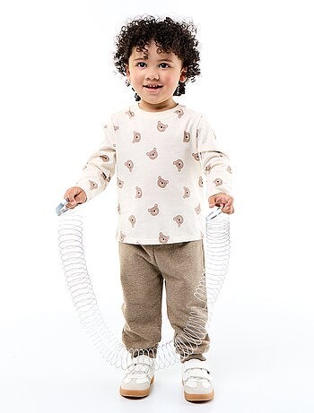 Lot de 3 jogging en French Terry