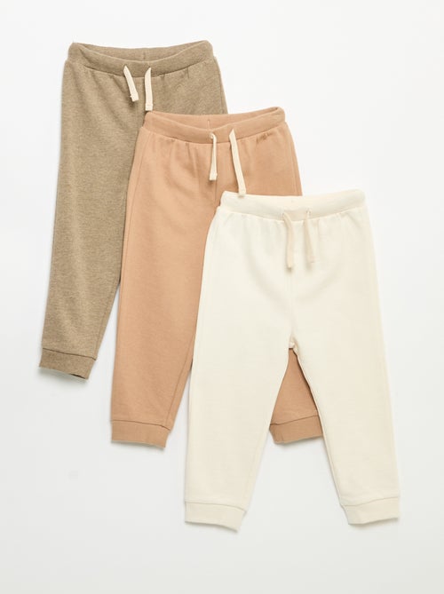 Lot de 3 jogging en French Terry - Kiabi Lot de 3 jogging en French Terry - Kiabi