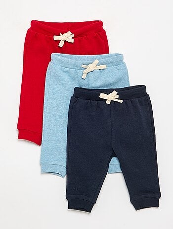 Lot de 3 jogging en French Terry