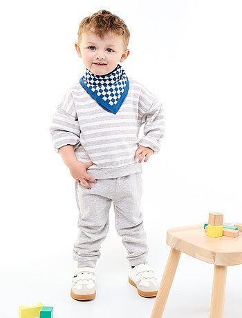 Lot de 3 jogging en French Terry