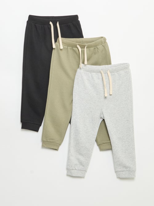 Lot de 3 jogging en French Terry - Kiabi