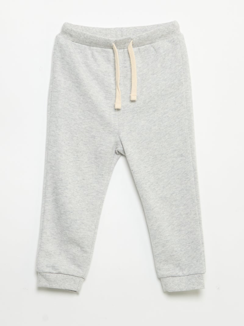 Lot de 3 jogging en French Terry Noir - Kiabi